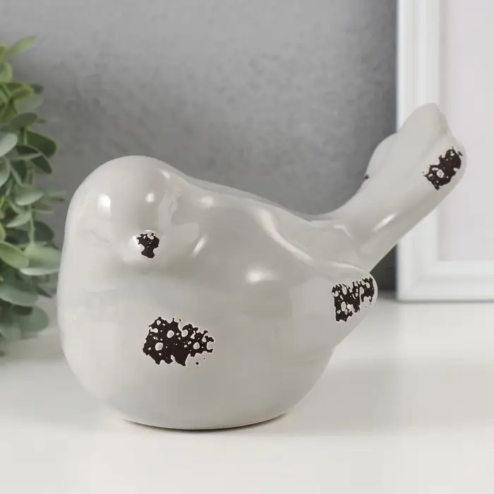 Копилка для денег &laquo;Серый воробушек&raquo;, керамика, 18.8 11.9&times;13 см