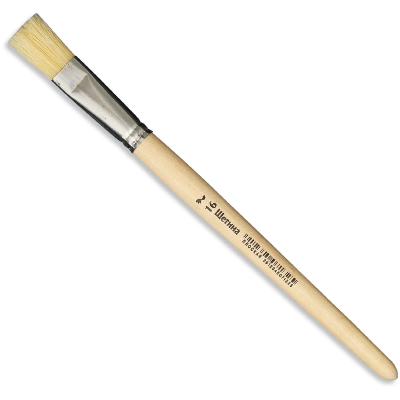 Кисть щетина плоская №16