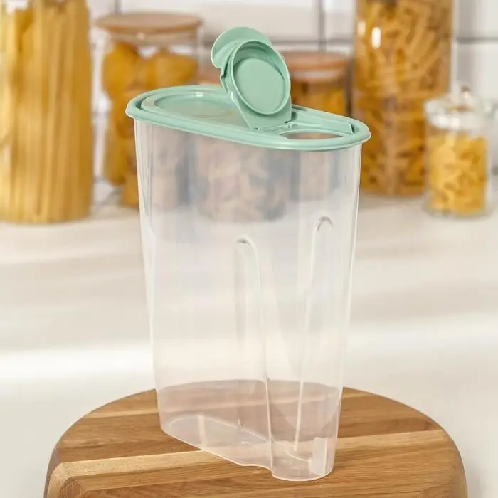 Ёмкость хранения для сыпучих продуктов IDEA, 2.1 л, пластик, МИКС