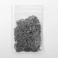 Основа для брелока цепь шарики d2,3ммх10см с застёж набор 100 шт металл серебрян Основа для брелока цепь шарики d2,3ммх10см с застёж набор 100 шт металл серебрян