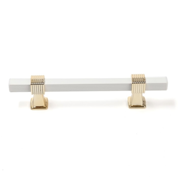 Ручка-скоба CAPPIO PK117, м/о 96 мм, цвет белый/золото Ручка-скоба CAPPIO PK117, м/о 96 мм, цвет белый/золото