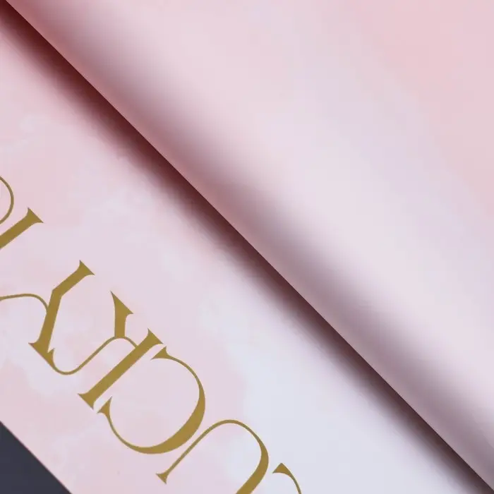 Пленка для цветов матовая, «Акварель», 57×57 см, персиковый Пленка для цветов матовая, «Акварель», 57×57 см, персиковый