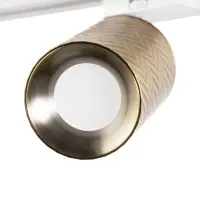 Светильник трековый BayerLux Simple &laquo;Астер&raquo; GU10, 220 В, 7.5&times;7.5&times;20 см, золото