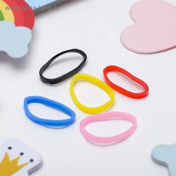 Резинки для афрокосичек (набор 80 шт+-5шт) Резинки для афрокосичек (набор 80 шт+-5шт)