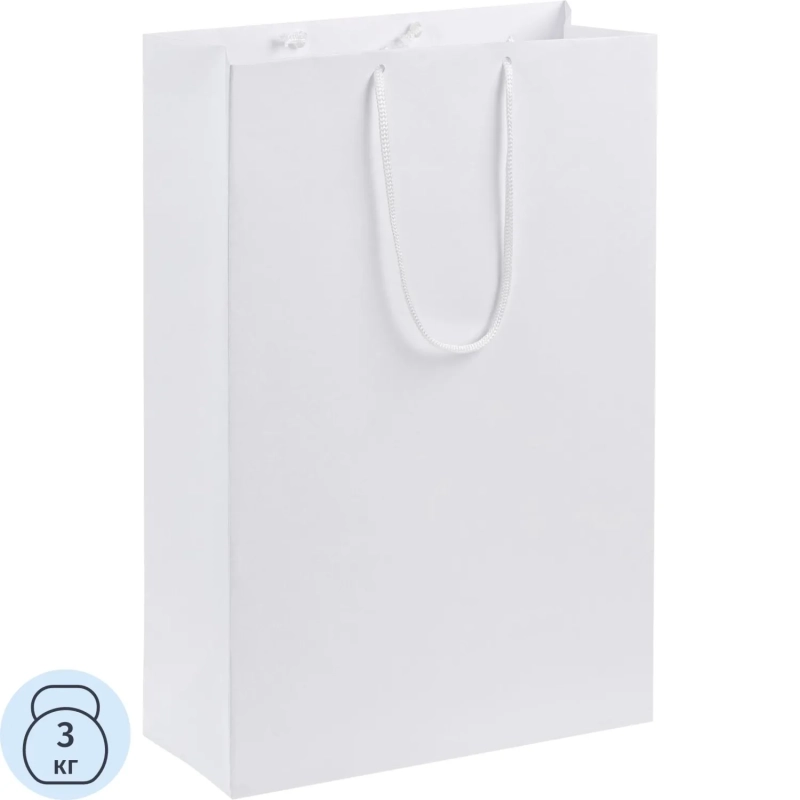 Пакет подарочный бумажный Porta, средний, белый, 23х35х10см,15837.60
