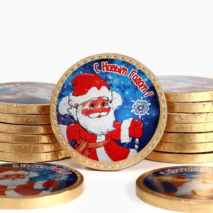 Шоколадная медаль «С Новым Годом», 25 г Шоколадная медаль «С Новым Годом», 25 г