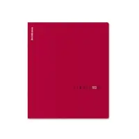 Тетрадь 48 листов в клетку ErichKrause Simple Color, софт-тач, красная