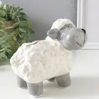 Копилка для денег керамика &laquo;Счастливая овечка&raquo;, 15.6&times;8.6&times;7.2 см