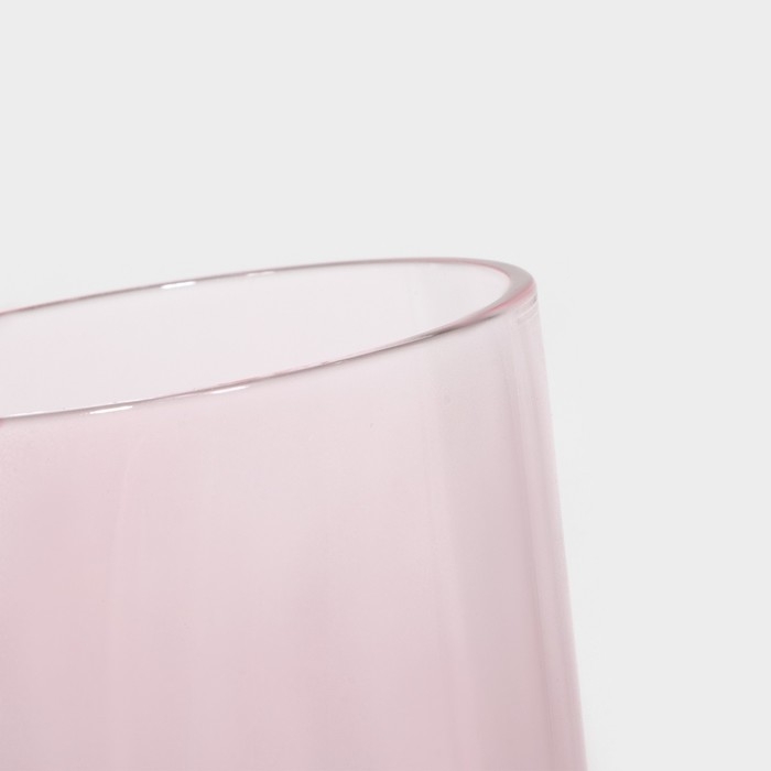 Набор стаканов стеклянных Magistro «Иллюзия», 450 мл, 9,5×11,5 см, 6 шт, цвет розовый Набор стаканов стеклянных Magistro «Иллюзия», 450 мл, 9,5×11,5 см, 6 шт, цвет розовый