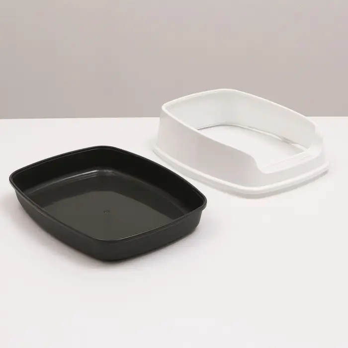 Туалет &laquo;Айша&raquo; S, 45&times;35&times;18.5 см, с высоким бортом, серый