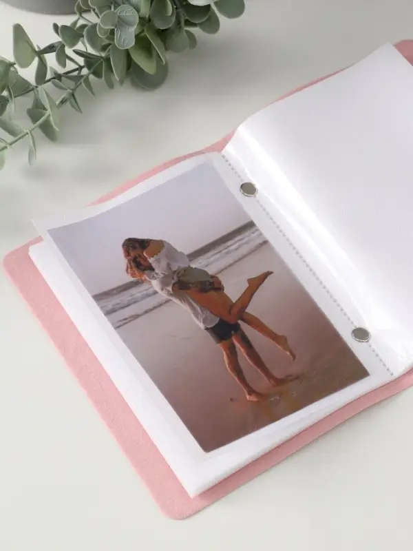 Фотоальбом из кожзама “ Счастливые моменты” розовый, 12,5 х 17 см Фотоальбом из кожзама “ Счастливые моменты” розовый, 12,5 х 17 см