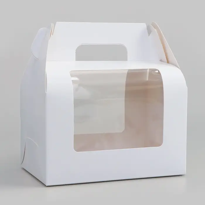 Коробка под рулет, белая 16.5&times;11&times;10 см