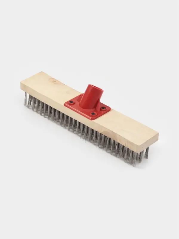 Щетка для пола с металлической щетиной 30 см