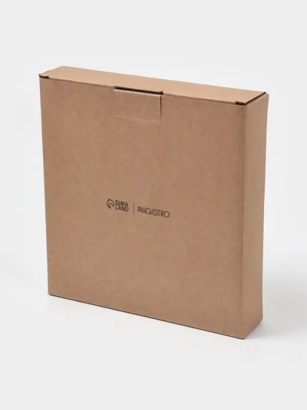 Блюда для подачи Magistro &laquo;Церера&raquo;, набор 2 шт., 18&times;16&times;1.5 см, фарфор, белые