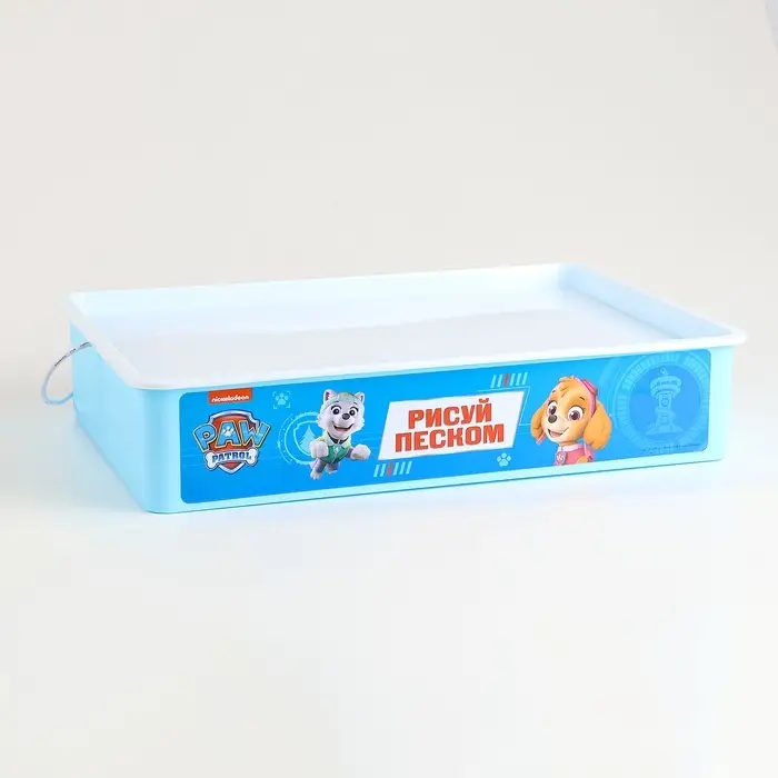 Планшет для рисования песком &laquo;Щенячий патруль&raquo;, 27&times;39 см, песок 1 кг, наклейки, набор для творчества