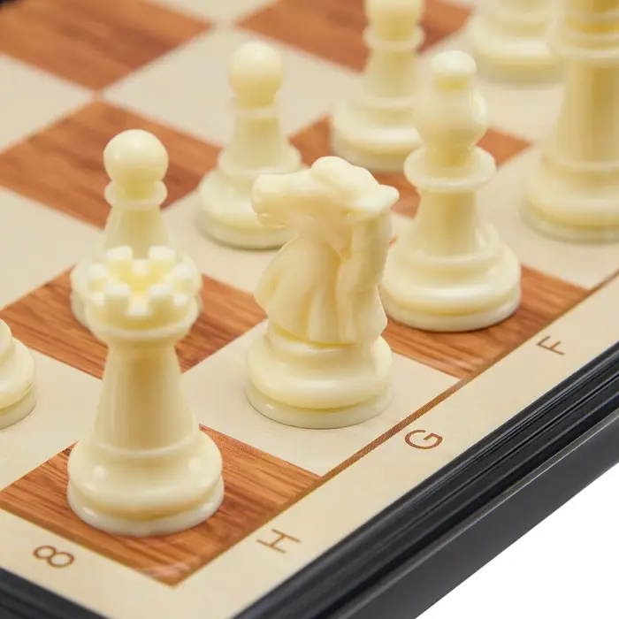 Магнитные шахматы &laquo;Шахматы&raquo; из пластика, компактные 24&times;24 см