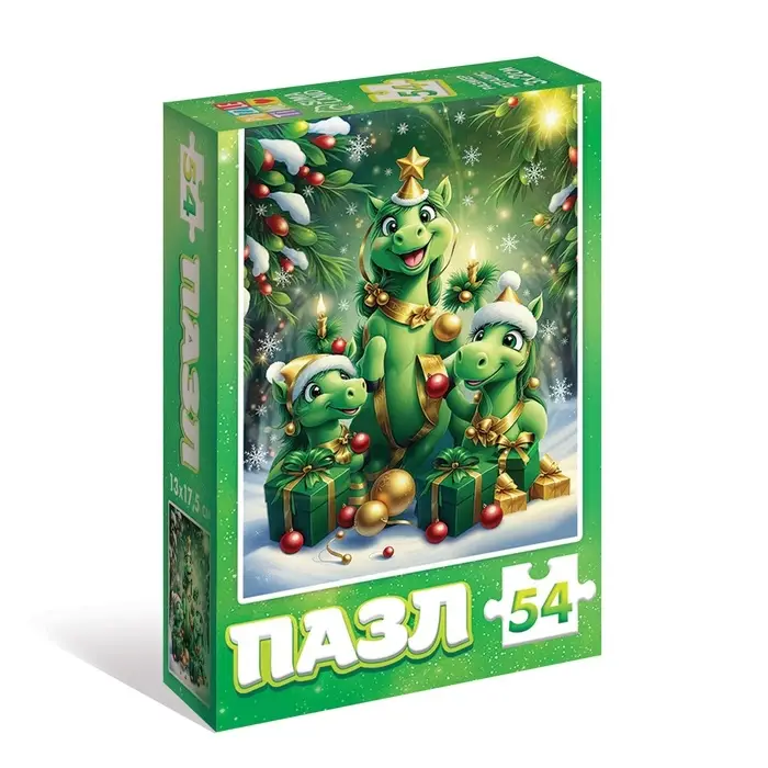 Пазл Пазл "Новогодняя радость", 54 элемента