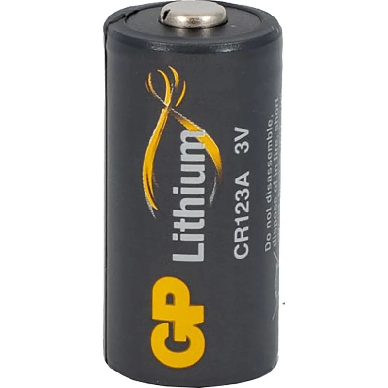 Батарейка GP CR123A 3V литий, д/фотоаппаратов, GPCR123AE - 2CR1, бл/1шт