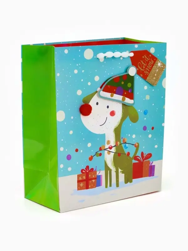 Набор подарочных  пакетов &laquo;Новый год&raquo;, 3 шт,  25,4 &times; 30,5 &times; 12,7 см