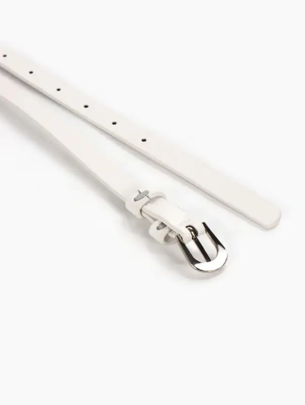 Ремень женский, пряжка металл, 1.4&times;105 см, белый