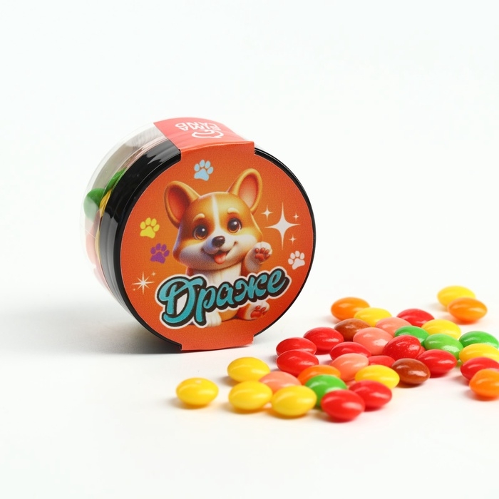 Драже в банке Драже в банке "Щенок", 25 г