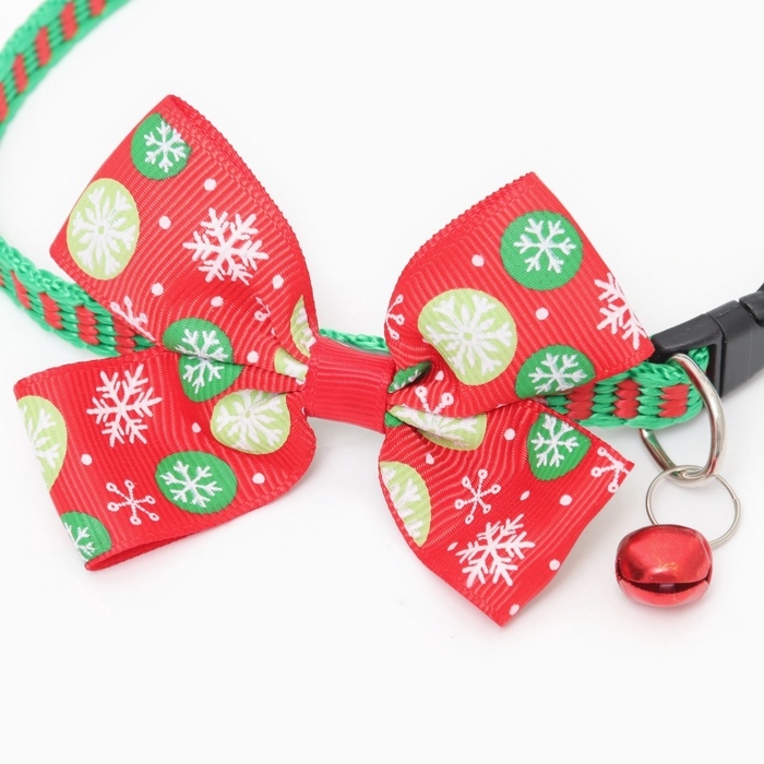 Ошейник Ошейник "Подарки", 30 х 1 см, капрон, красный