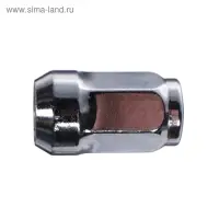 Гайка колесная под ключ 17 мм, 12×1.5 мм, конус, закрытая, хром, фасовка 20 шт