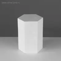 Геометрическая фигура &laquo;&lrm;ПРИЗМА шестигранная&raquo;, 20 см, гипсовая