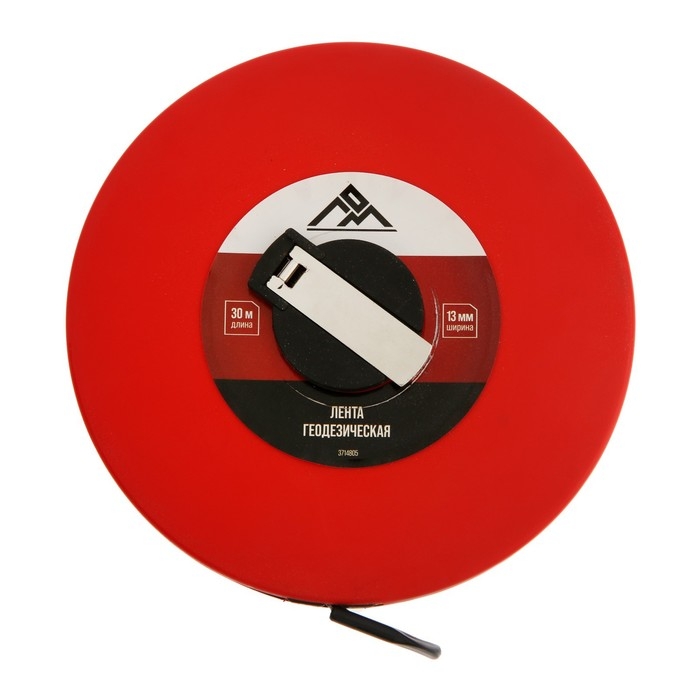 Рулетка геодезическая ЛОМ, фиберглассовая лента, закрытый корпус, 30 м х 13 мм Рулетка геодезическая ЛОМ, фиберглассовая лента, закрытый корпус, 30 м х 13 мм