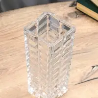 Ваза для цветов &laquo;Эдисон&raquo;, кубики, 29&times;12 см, стекло, прозрачная