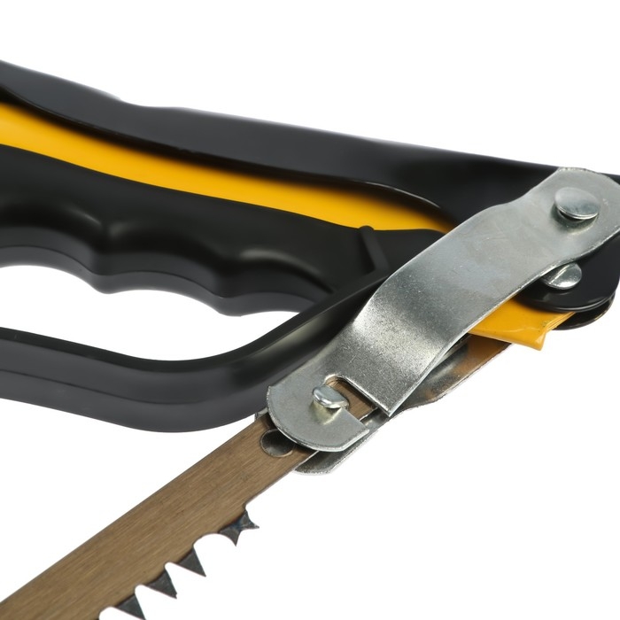 Пила лучковая ТУНДРА, Пила лучковая ТУНДРА, "волчий зуб" для быстрого пила по сухой и мокрой древесине, 300 мм