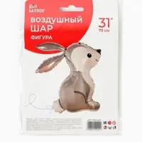 Воздушный шар фольгированный 31" &laquo;Лесной заяц&raquo;