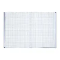 Книга учета А4 192л Бумвинил Офсет клетка, синий