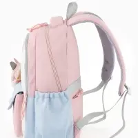 Рюкзак школьный, с кошельком, для девочки, 32&times;14&times;46 см, розовый
