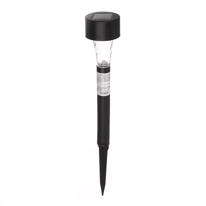 Садовый светильник &laquo;Трапеция&raquo;, уличный, на солнечной батарее, 4.5&times;30&times;4.5 см, 1 LED, свечение тёплое белое