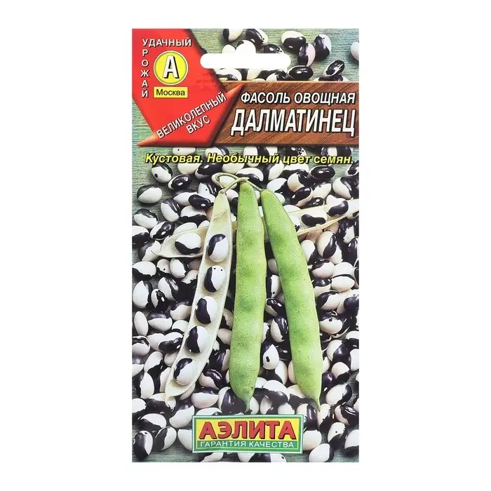 Семена Фасоль овощная Далматинец Ц/П 5г Семена Фасоль овощная Далматинец Ц/П 5г