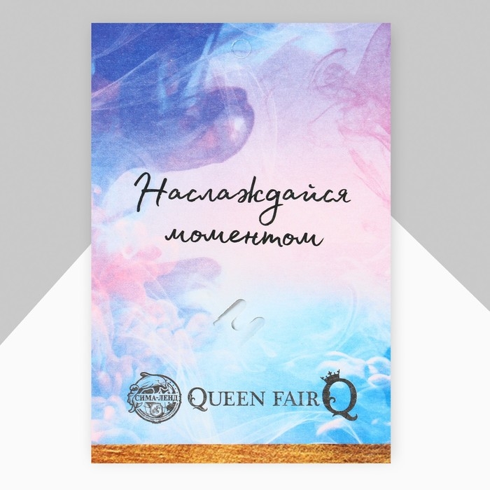 Брошь «Цветы» ветвь яблони, цвет голубой в серебре Брошь «Цветы» ветвь яблони, цвет голубой в серебре