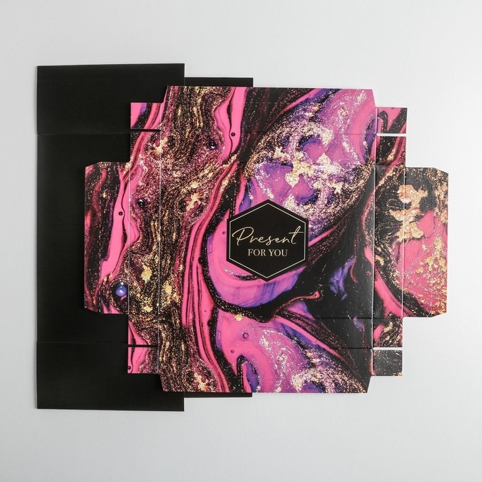 Коробка подарочная складная, упаковка, «Текстуры», 21 х 15 х 7 см Коробка подарочная складная, упаковка, «Текстуры», 21 х 15 х 7 см