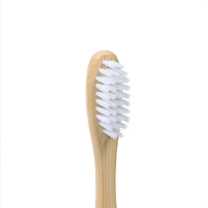 Зубная щетка бамбуковая средняя в коробке, белая Зубная щетка бамбуковая средняя в коробке, белая