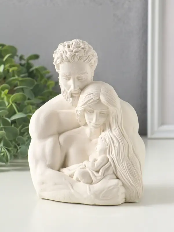 Фигурка &laquo;Семья&raquo;, 14&times;11&times;7 см, гипс