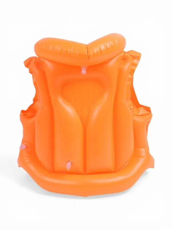 Жилет для плавания, размер М, цвет оранжевый