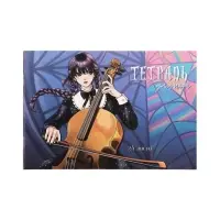 Тетрадь для нот Calligrata &laquo;Девочка с косичками&raquo; А5, 24 листа, горизонтальная