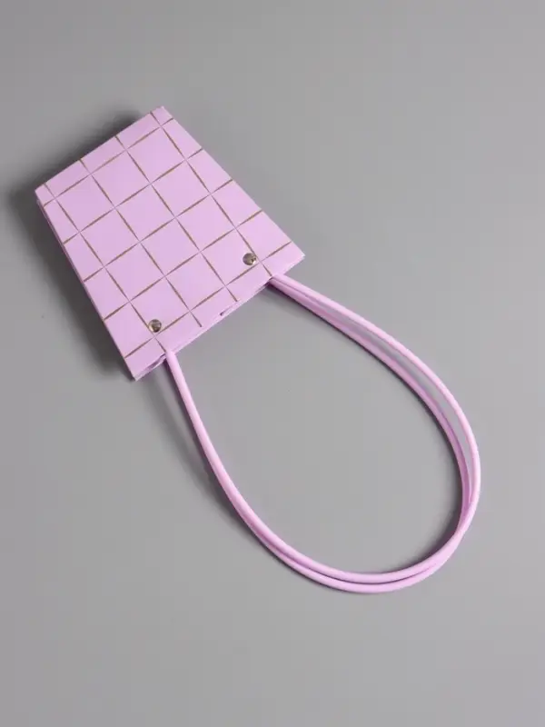 Сумка для цветов лиловая влагостойкая, 13x9.5x13±5% см Сумка для цветов лиловая влагостойкая, 13x9.5x13±5% см