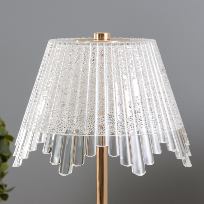 Настольная лампа сенсорная Настольная лампа сенсорная "Джина" LED 10Вт АКБ золото 16х16х28 см