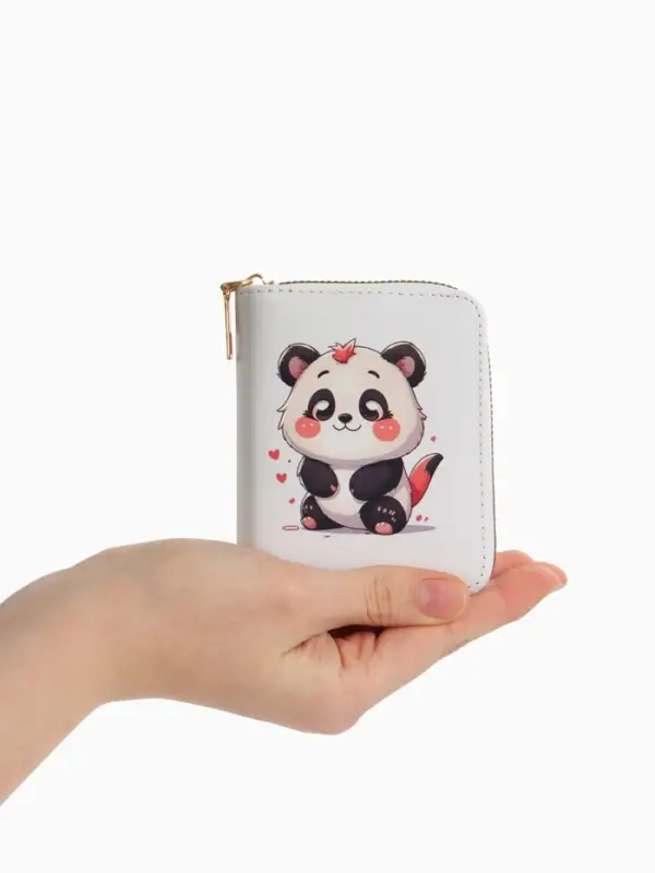 Кошелек дет 07-01-01 Июнь2536 медведь, 8,5*2,5*10,5 см, 2 отд+отд/молн, д/карт, белый