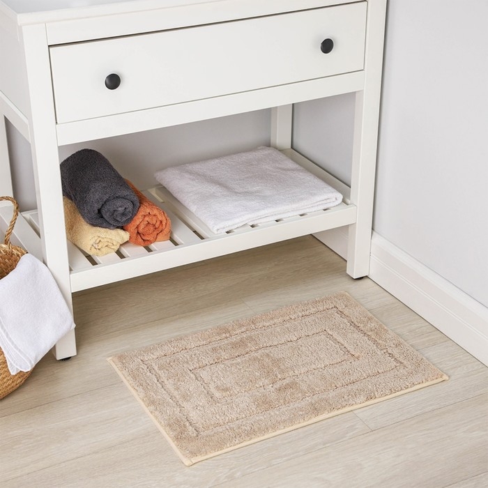 Коврик для дома SAVANNA «Мягкость», 40×60 см, цвет бежевый Коврик для дома SAVANNA «Мягкость», 40×60 см, цвет бежевый