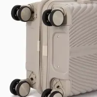 Чемодан на съёмных колёсах, 18", кодовый замок, 33&times;16&times;49 см, бежевый
