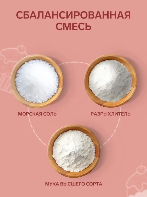 Мука кондитерская &laquo;С. Пудовъ&raquo;, самоподнимающаяся, 1 кг