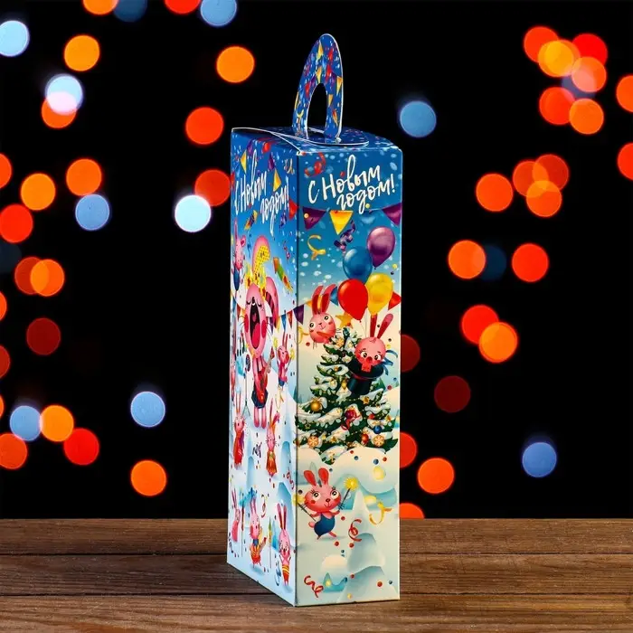 Коробка подарочная складная Коробка подарочная складная "Шурум - Бурум" 11×5×21 см