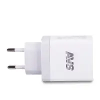 USB сетевое зарядное устройство AVS 3 порта UT-730 (QC 3.0, 3A)